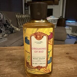 Bath & Body Works Dreaming of Rio Body Wash Golden Banana Gardenia Aloe 10oz